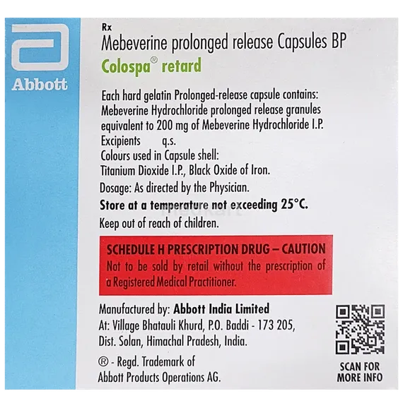 colospa retard capsule 15's